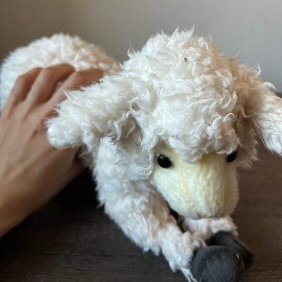 Portraits of Nature Hansa White Plush Lamb - Picture 8 of 12